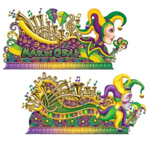 Mardi Gras Gold-Green-Purple 33 7mm Beads - Bulk - Doolins